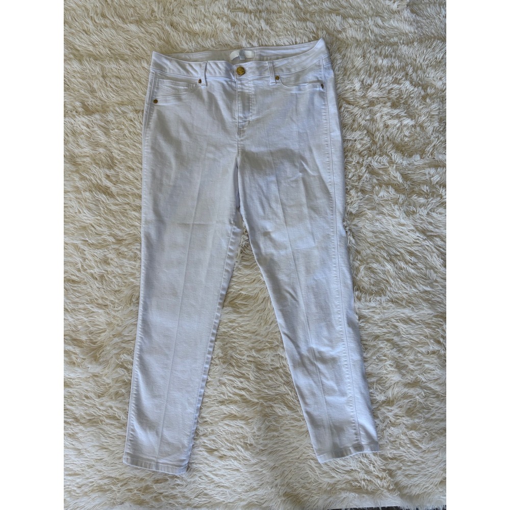 1822 Nordstrom Denim White Jeans Womens Size‎ 14